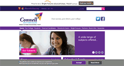 Desktop Screenshot of connellsixthformcollege.com