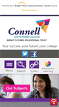 Mobile Screenshot of connellsixthformcollege.com